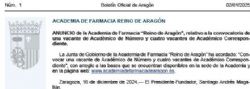 Ampliar foto: CONVOCATORIA DE UNA VACANTE DE ACADMICO DE NMERO Y CUATRO VACANTES DE ACADMICO CORRESPONDIENTE