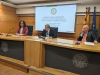 Presidi el acto el presidente de la Academia, Santiago Andrs