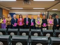 Foto de Familia con los acadmicos asistentes