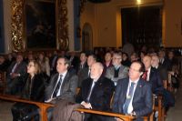 También asistieron al acto los presidentes de las Academia de Cataluña y Valencia.